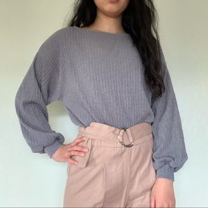 NWOT Dolman Sleeve Ribbed Shirt